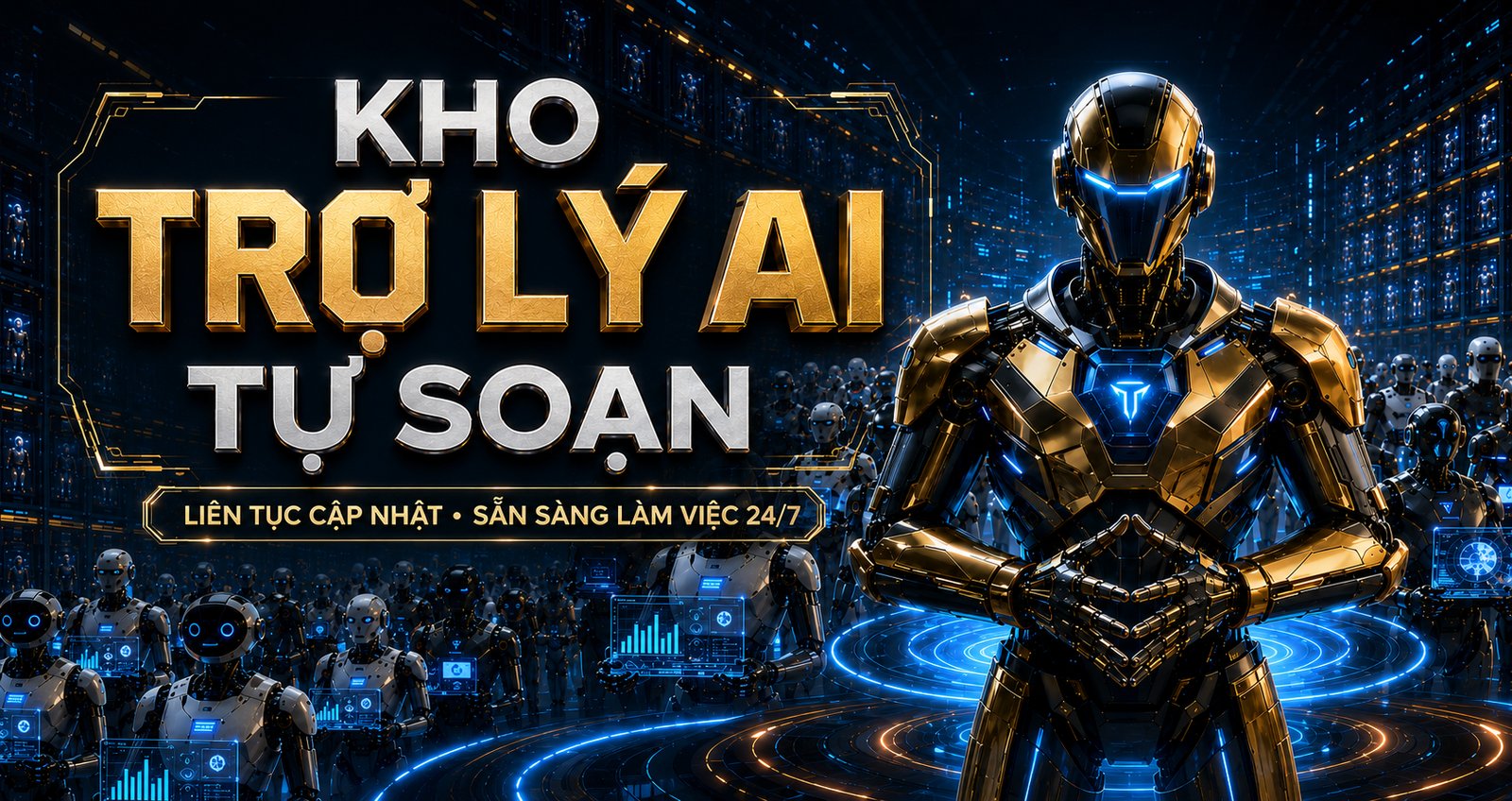 Kho Trợ lý AI tự soạn, sẵn sàng làm việc 24/7