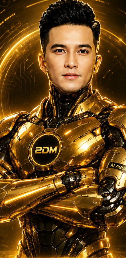 Nguyễn Phúc Thịnh trong giáp AI vàng, Founder 2DM Group