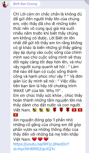 Cảm nhận học viên WAKE UP