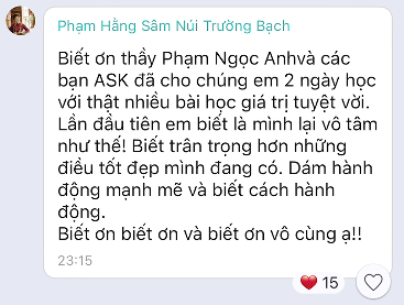 Cảm nhận học viên WAKE UP